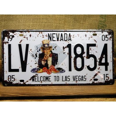 Tablica Rejestracyjna USA Nevada Welcome To Las Vegas LV 1854