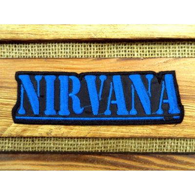 Nirvana Naszywka Haftowana Logo Kurt Cobain Grunge