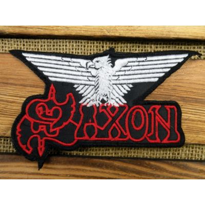 Saxon Naszywka Haftowana Orzeł Logo Peter Byford Metal