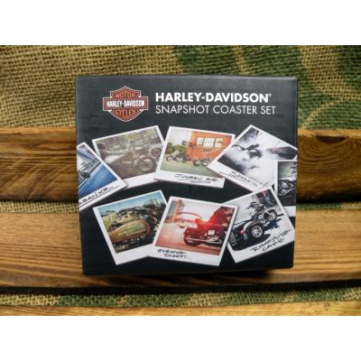 Zestaw Podkładek Pod Szklanki Harley Davidson