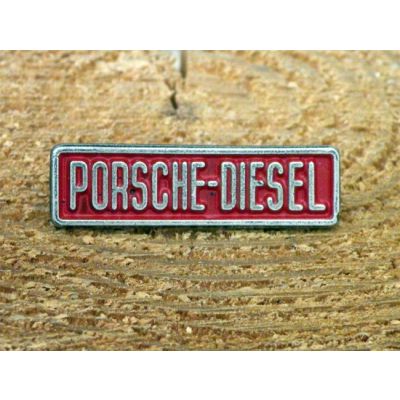 Porsche-Diesel Blacha Znaczek Pins Czerwony Traktor Tractor