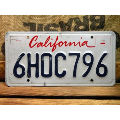 California Tablica Rejestracyjna USA Szyld Rejestracja Oryginał 6HOC796