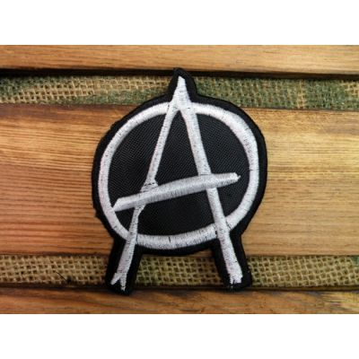 A Anarchia Symbol Punk Naszywka Haftowana