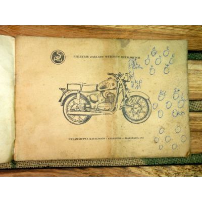 Motocykl SHL-175 Katalog Części Zamiennych