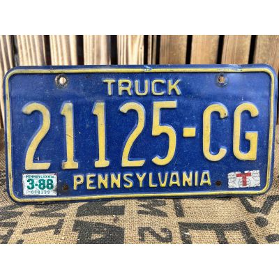 Pennsylvania Tablica Rejestracyjna USA Truck