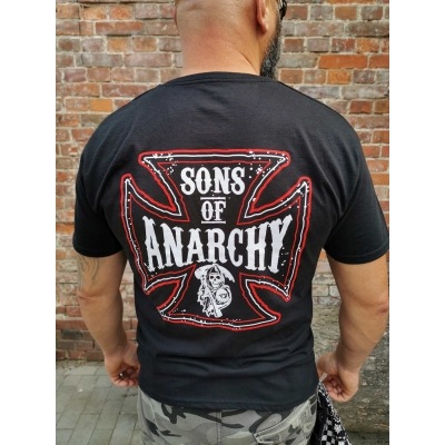 Sons of Anarchy Koszulka Męska Krzyż Limitowana