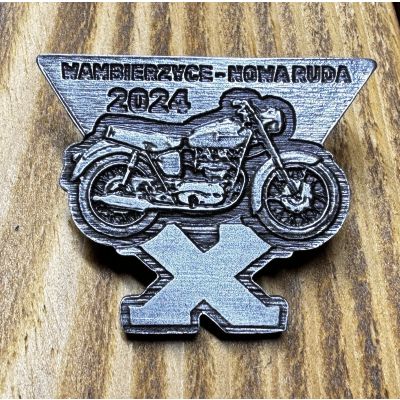 Junak M10 Nowa Ruda Wambierzyce 2024 Znaczek Blacha 3D Pin