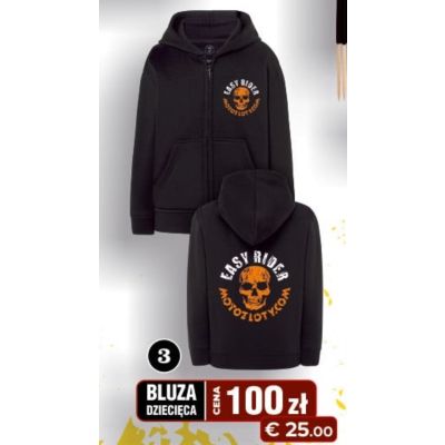 Easy Rider Bluza Bawełna Kaptur DZIECIĘCA
