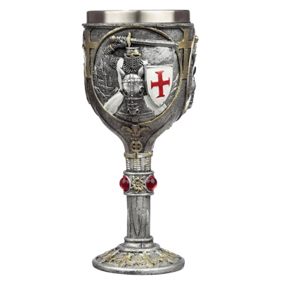 Rycerz Templariusz Kielich Puchar Kufel Miecz