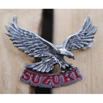 Znaczek Suzuki Czerwony Orzeł Duży Eagle Badge
