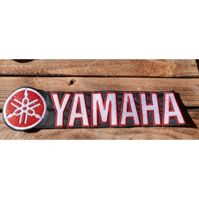 Yamaha Czerwona Duża Naszywka na Plecy