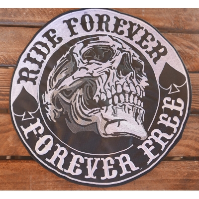 Ride Forever Forever Free  duża naszywka na plecy