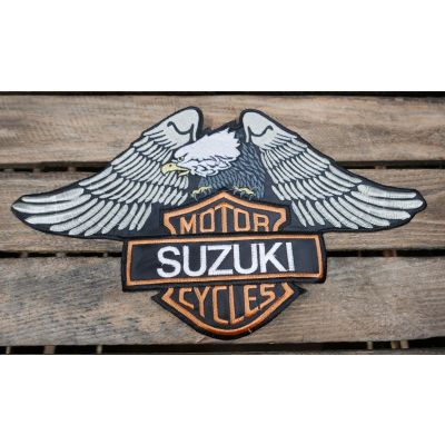 Orzeł Motor Cycles Suzuki Duża Naszywka na Kamizelkę