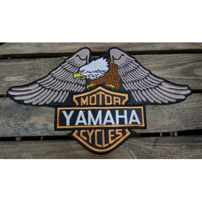 Orzeł Motor Cycles Yamaha Duża Naszywka na Kamizelkę