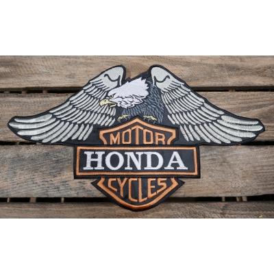 Orzeł Motor Cycles Honda Duża Naszywka na Kamizelkę