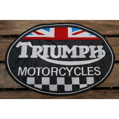 Triumph Motorcycles Duża Naszywka na Plecy na Kamizelkę