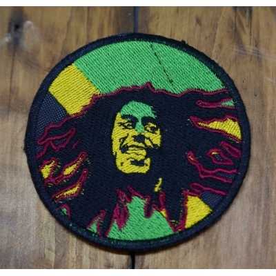 Bob Marley Logo Naszywka Haftowana