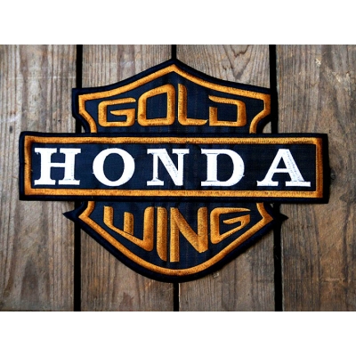 Honda Gold Wing  logo -  naszywka na kamizelkę