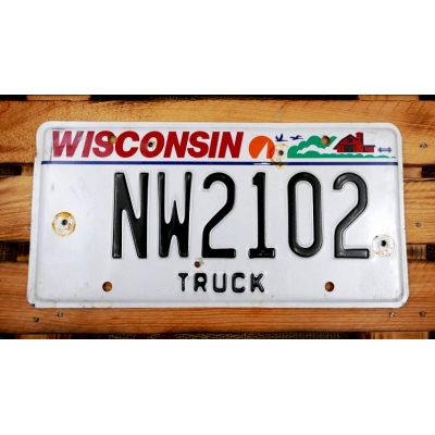 Wisconsin Truck Tablica Rejestracyjna USA