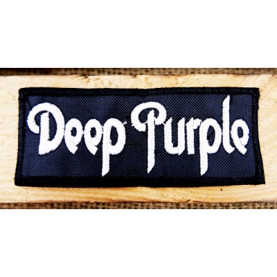 Deep Purple Naszywka Wyszywana Patch Ramka