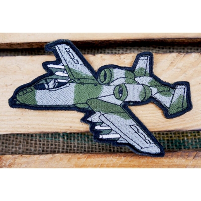 Samolot Wojskowy A-10A Thunderbalt Naszywka Wyszywana Patch