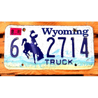 Wyoming Truck Tablica Rejestracyjna USA