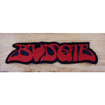 Budgie Naszywka Wyszywana Patch Czerwona
