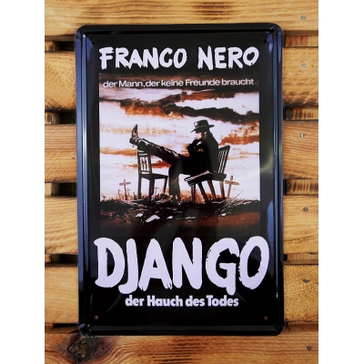 Django Western Cowboy Szeryf USA Franco Nero Tablica Szyld 20x30