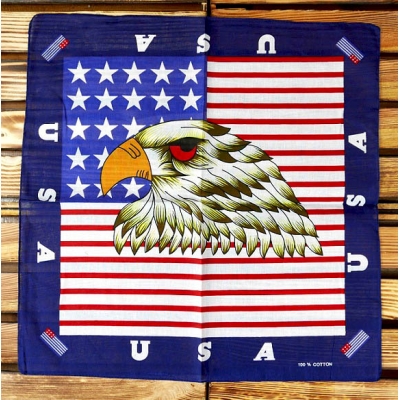 Flaga USA Orzeł Chusta Bandana