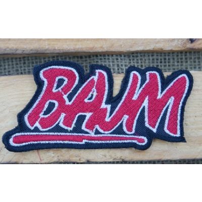 Bajm Czerwona  Naszywka Wyszywana Patch