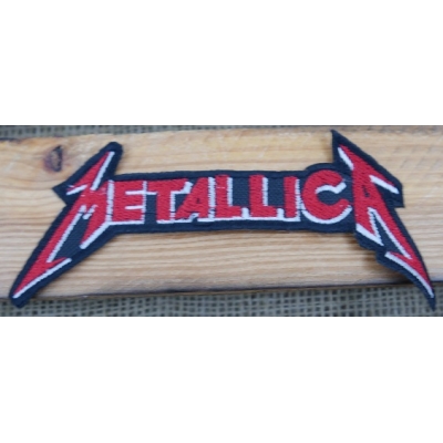 Metallica Naszywka Wyszywana Patch 14x6cm Napis Logo