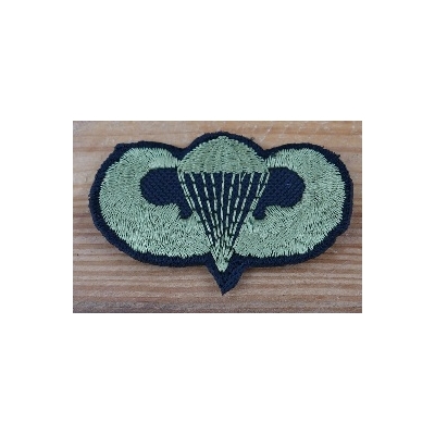 Spadochron Spadochroniarzy Zielona Naszywka Patch Badge Military U.S. Army USA