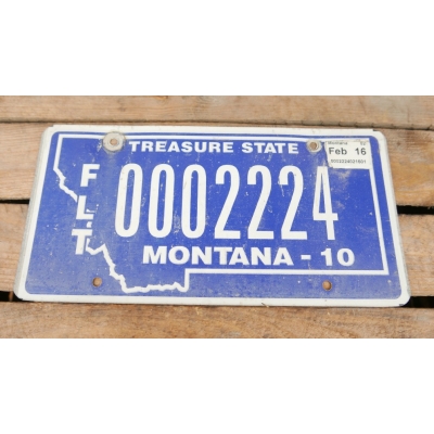 Montana Treasure State Tablica Rejestracyjna USA 0002224