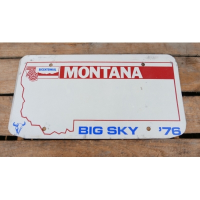 Montana Big Sky Tablica Rejestracyjna USA czysta