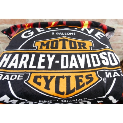 Ręcznik Plażowy Harley Davidson Motor OIL Płomienie