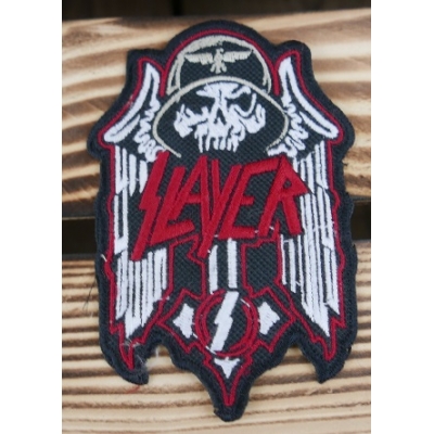 Slayer Naszywka Wyszywana Patch Logo Skrzydła