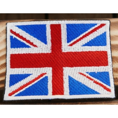 Flaga Angielska Naszywka Haftowana Patch Stripe