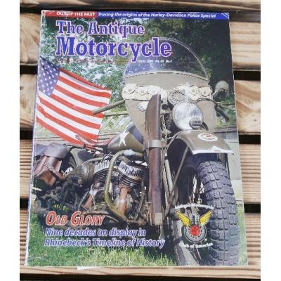 The Antique Motorcycle Magazyn Harley WLA