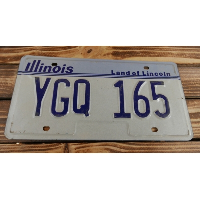Illinois Tablica Rejestracyjna USA YGQ165