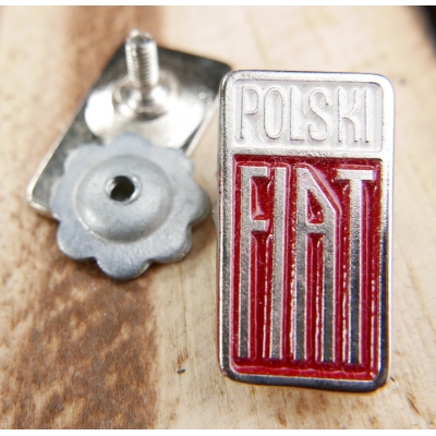 Polski Fiat  Znaczek Blacha Wpinka Pin