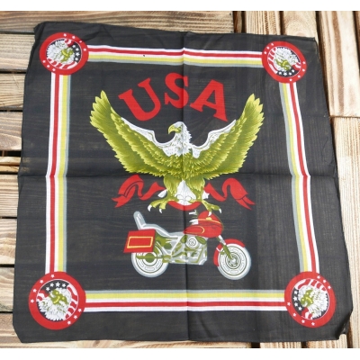 USA Motocykl Chusta Bandana Maska Motocyklowa Orzeł