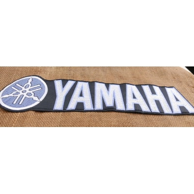 Yamaha Niebieska Duża Naszywka Haftowana