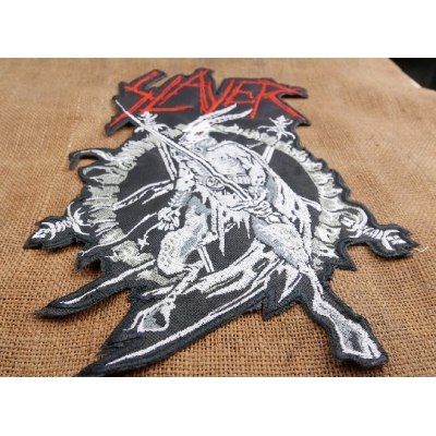 Slayer Kozioł Duża Naszywka Trash Metal Pentagram