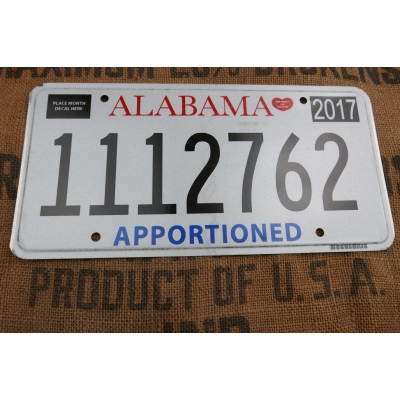 Alabama Tablica Rejestracyjna USA Szyld Rejestracja 1112762