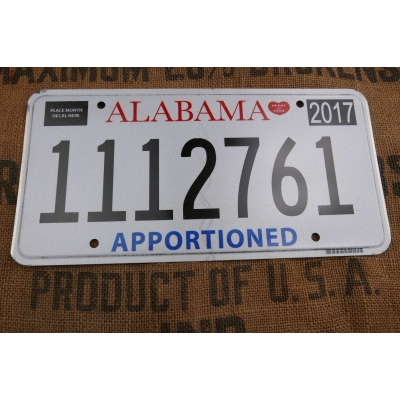 Alabama Tablica Rejestracyjna USA Szyld Rejestracja 1112761