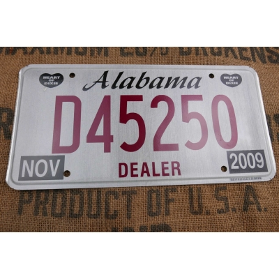 Alabama Tablica Rejestracyjna USA Szyld Rejestracja D45250