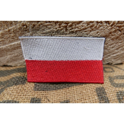 Flaga Polska 4.5x8 Naszywka