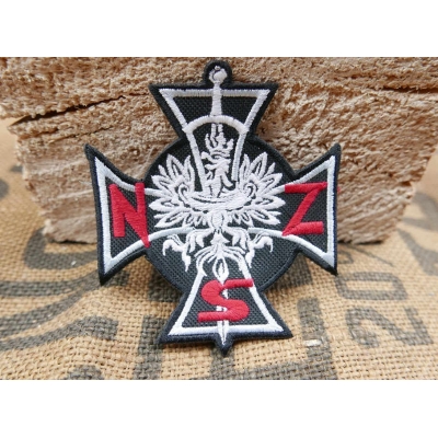 Krzyż NSZ Narodowe Siły Zbrojne Polska Naszywka