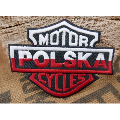 Motor Cycles Polska Poland Naszywka Flaga