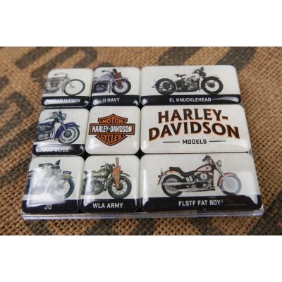Harley Davidson WLA Magnes na Lodówkę USA Motocykle Militarny WuElka